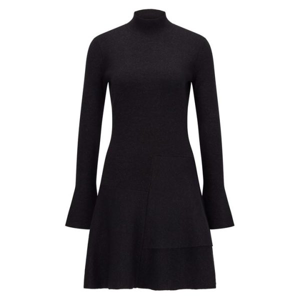 Boss Fien Knitted Dress - Black