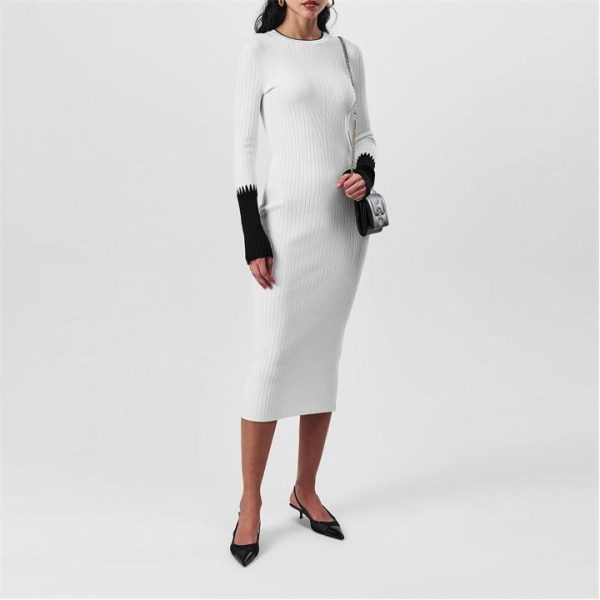 Boss Flaviera Jumper Dress - White