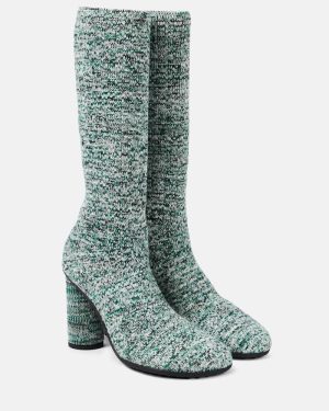 Bottega Veneta Atomic knitted knee-high sock boots