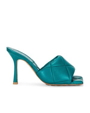 Bottega Veneta BV Rubber Lido Sandals in Duck Green - Green. Size 36 (also in ).