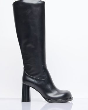 Bottega Veneta Cliff Heeled Boots - Woman Boots Black Eu - 39