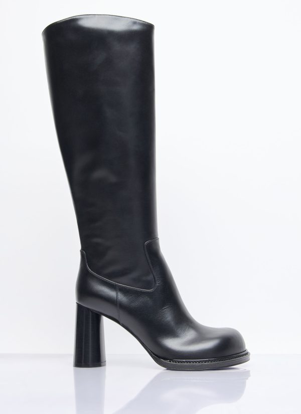 Bottega Veneta Cliff Heeled Boots - Woman Boots Black Eu - 39