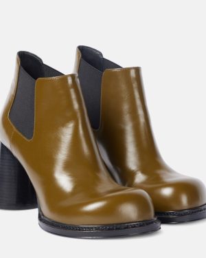 Bottega Veneta Cliff leather ankle boots