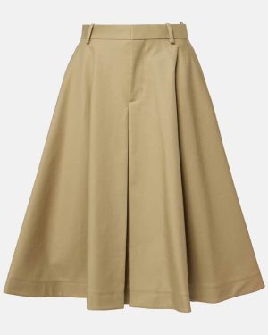 Bottega Veneta Cotton midi skirt