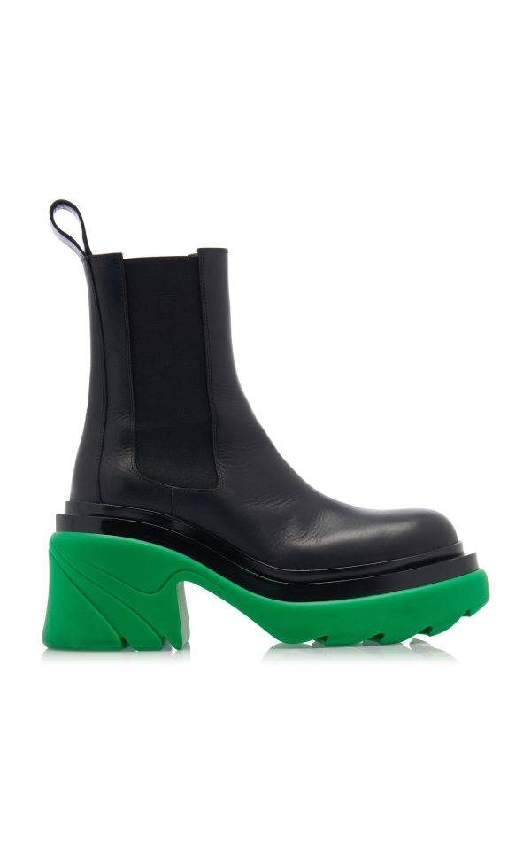 Bottega Veneta - Flash Ankle Boots - Green - IT 36.5 - Moda Operandi