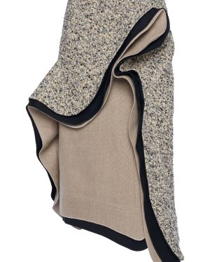 Bottega Veneta - Layered Cotton-Blend Midi Skirt - Neutral - IT 38 - Moda Operandi