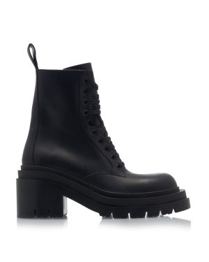 Bottega Veneta - The Lug Lace-Up Boots - Black - IT 37 - Moda Operandi