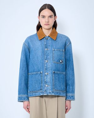 Bottega Veneta Vintage Indigo Denim Jacket - Woman Jackets Blue It - 40