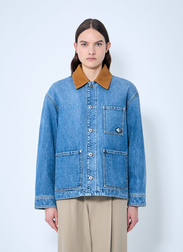 Bottega Veneta Vintage Indigo Denim Jacket - Woman Jackets Blue It - 40