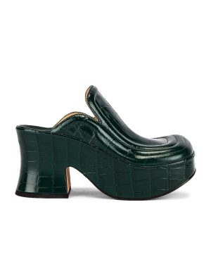 Bottega Veneta Wedge Clogs in Billiard - Green. Size 37 (also in ).