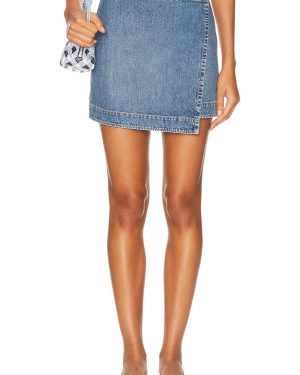 Bottega Veneta Wrap Skirt in Mid Blue - Blue. Size 34 (also in 40).
