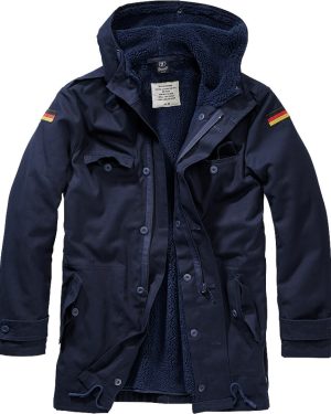 Brandit BW Parka Flag Jacket, blue, Size 7XL