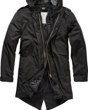 Brandit M51 US Parka Jacket, black, Size 5XL