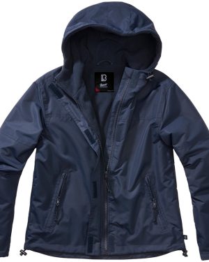 Brandit Windbreaker Frontzip Ladies Jacket, blue, Size 5XL for Women