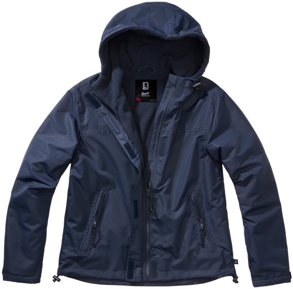 Brandit Windbreaker Frontzip Ladies Jacket, blue, Size 5XL for Women