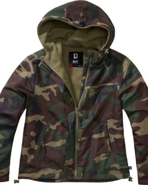 Brandit Windbreaker Frontzip Ladies Jacket, green, Size 5XL for Women