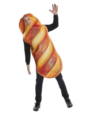 Bread Baguette Cosplay Costume Jumpsuit For Adult Unisex Food Tunic Hallowee Christmas Carnival Party Fancy Dress