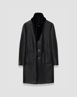 Britanny Reversible Shearling Coat - 32