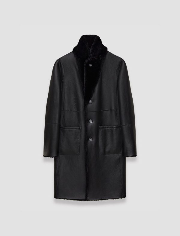Britanny Reversible Shearling Coat - 32