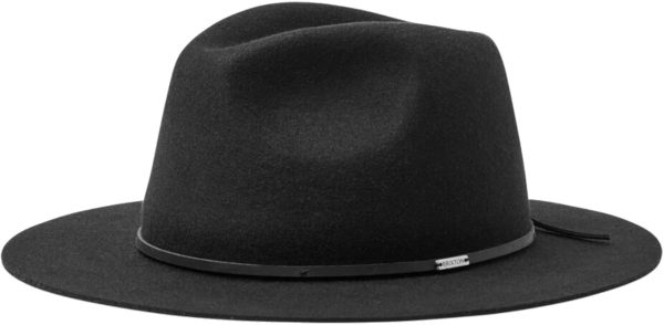 Brixton Wesley Fedora Hat, black, Size XL