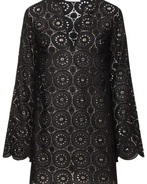 Broderie Anglaise Mini Tunic Dress