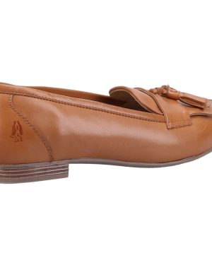 (Brown, 3 (Adults')) Hush Puppies Marissa Tassel Leather Women's Tan Loafers