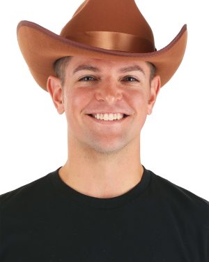 Brown Outlaw Cowboy Fancy Dress Costume Hat
