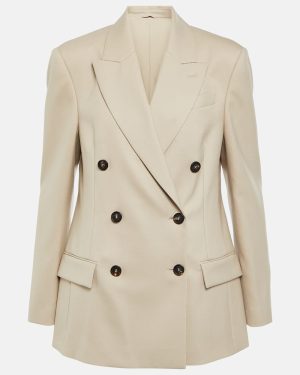 Brunello Cucinelli Double-breasted wool blazer