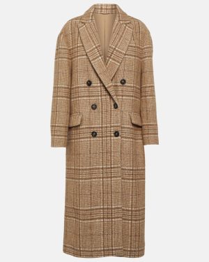 Brunello Cucinelli Double-breasted wool-blend coat
