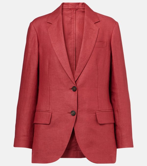 Brunello Cucinelli Hemp and linen gabardine blazer