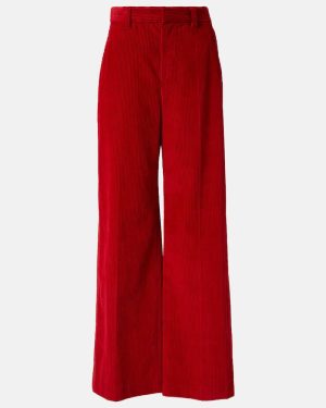 Brunello Cucinelli High-rise cotton corduroy wide-leg pants