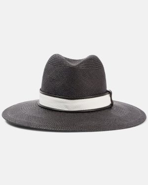 Brunello Cucinelli Monili straw fedora