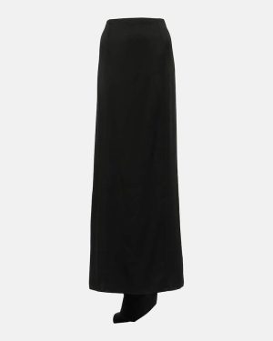 Brunello Cucinelli Satin maxi skirt
