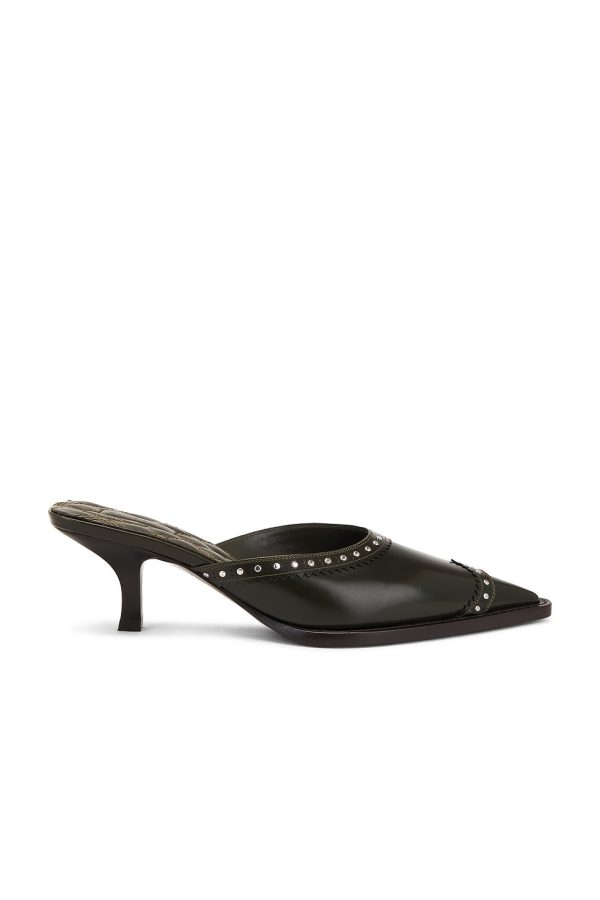 Burberry Bird Kitten Heel in Shale - Black. Size 36 (also in 37, 37.5, 38, 38.5, 39, 39.5, 40, 41).