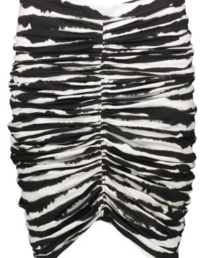 Burberry Stretch Pencil Skirt With Zip