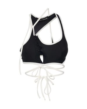 Button Bra Bikini Top