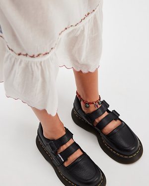 Buzz Mary Janes by Dr. Martens at Free People in Black, Size: US 8