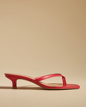 By Anthropologie Toe-Strap Kitten Heels