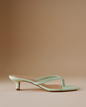 By Anthropologie Toe-Strap Kitten Heels