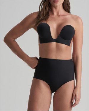 Bye Bra Bye Bra Adhesive Seamless U Bra - Black