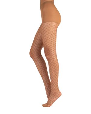 CALZITALY Fishnet Tights | Fishnet Large Large Black, XS L/XL XS)