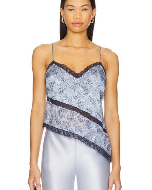 CAMI NYC Auren Camisole Top in Blue. Size M, S, XS.