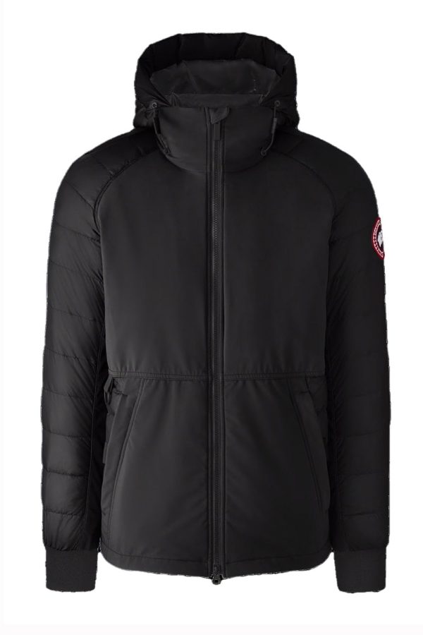 CANADA GOOSE HYBRIDGE WEYBURN HOODY Size: L, colour: BLACK