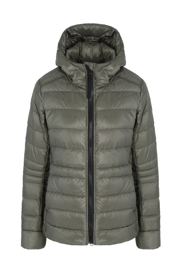 CANADA GOOSE WOMENS CYPRESS HOODY Size: L, colour: SAGE
