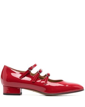 CAREL PARIS Ariana Patent Leather Mary Janes Ballet Flats