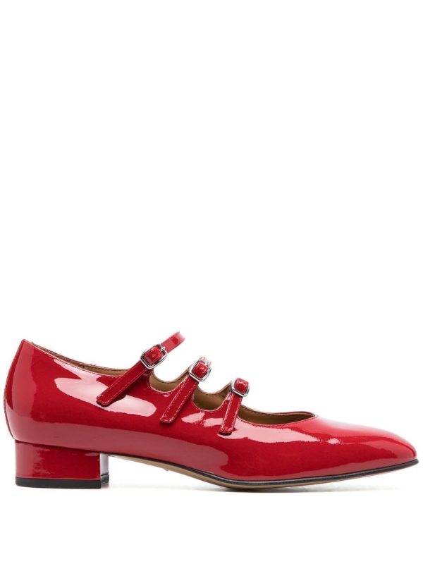 CAREL PARIS Ariana Patent Leather Mary Janes Ballet Flats