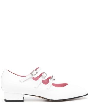 CAREL PARIS Ariana Patent Leather Mary Janes Ballet Flats