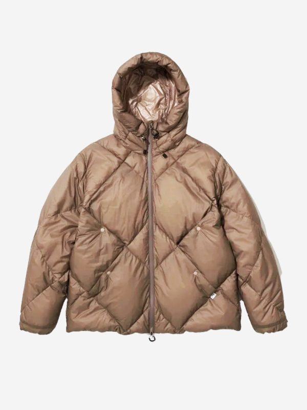 CMF OUTDOOR GARMENT_Beige down hoodie jacket_Beige_M_Unisex