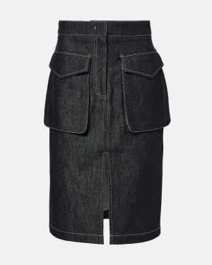 CO Denim pencil skirt