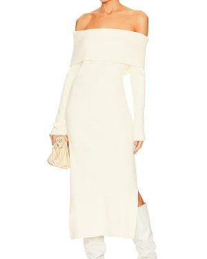 Callahan Marie Maxi Dress in Cream. Size L, XL.